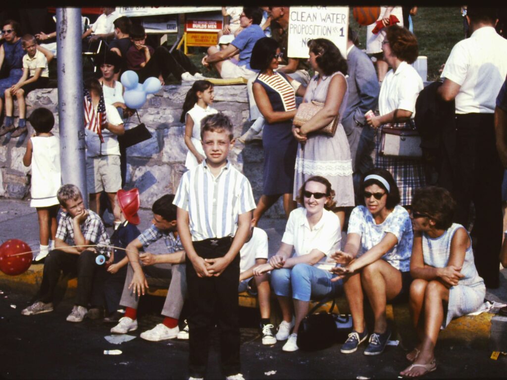 At a Parade in late 1960’s in front of the VFW
