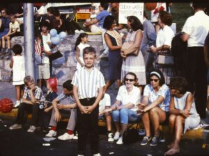 At a Parade in late 1960’s in front of the VFW