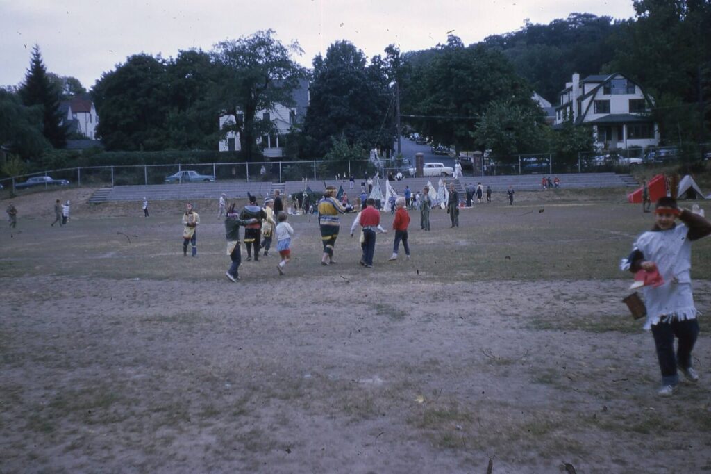 Cowboys and Indians Cub Scouts event in 1964