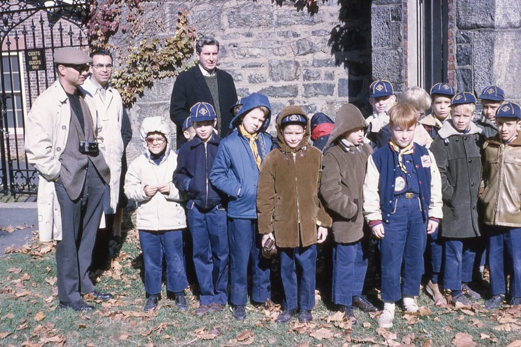 An outing at West Point by The Cub Scouts in 1964