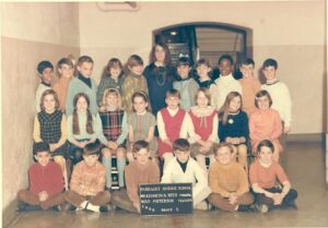 Class of 1976 in 5th grade.  Miss Patterson’s class.  Photo in 1967-1968 school year.