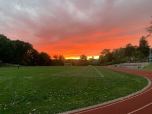 Reynolds Field at Sundown on October 1, 2020