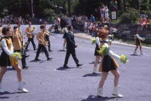 Memorial Day Parade 1967 – HHS Marching Band heading down from 5 Corners