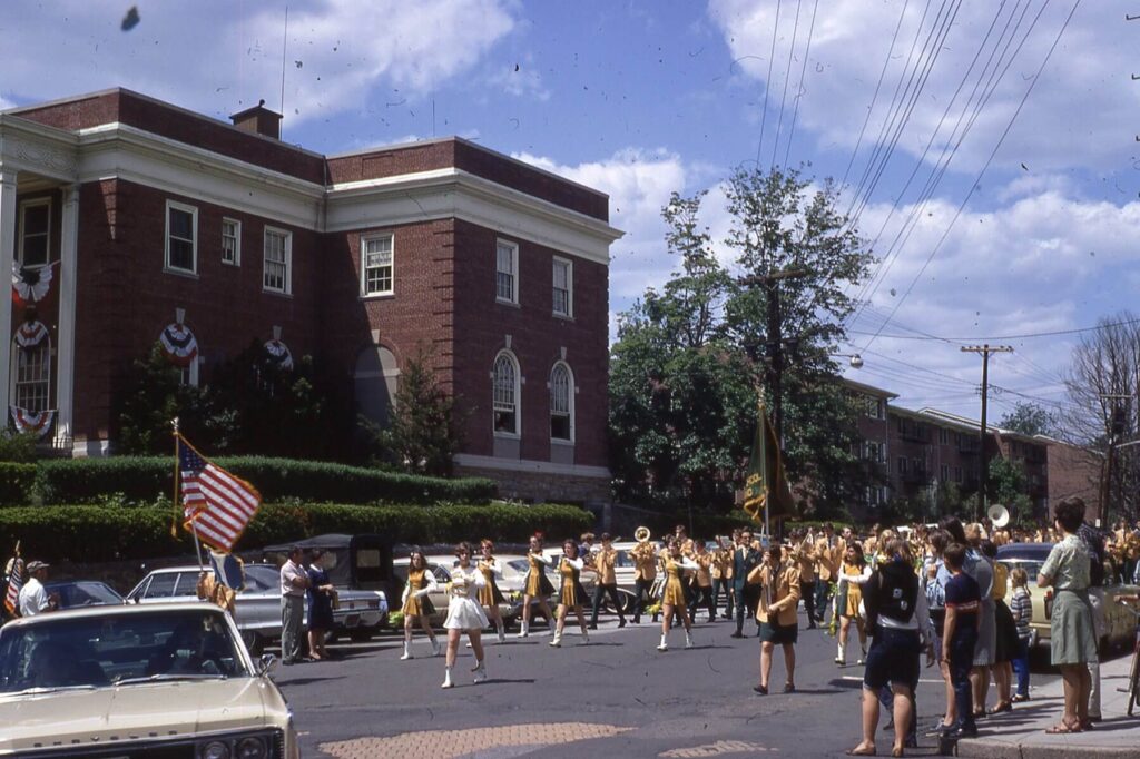 Memorial Day Parade 1967 in front of the Municipal Building