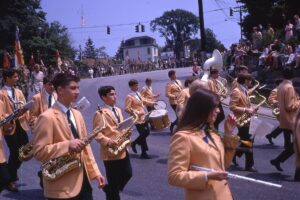 Memorial Day Parade 1968 – HHS Marching Band at 5 Corners