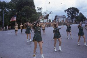 Memorial Day Parade 1974 – Twirlers at 5 Corners