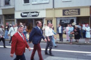 Memorial Day Parade 1976 – Elected Officials marching on Warburton