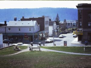 Corner of Warburton Avenue and Spring Street
