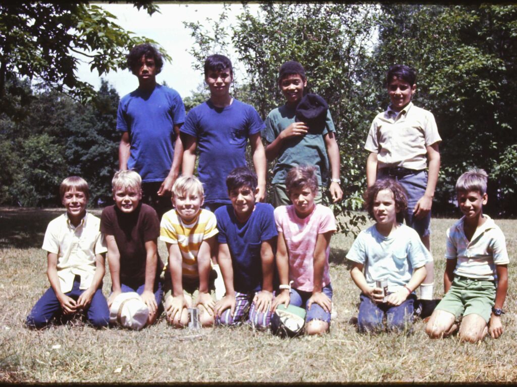 Little League Hawks at their post season party at Draper Park 1971