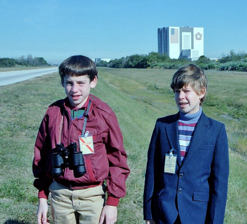 Greg Benedis Grab and Paul Mifsud on a Science Trip in the mid 1980’s.