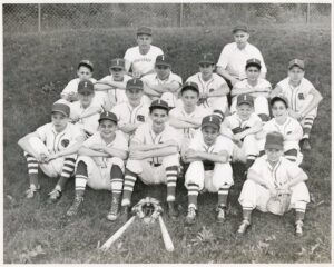 Pony League – The Indians baseball team in the 1950’s.