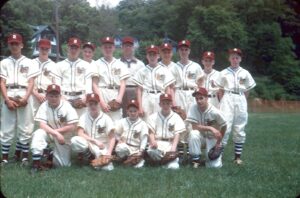 Pony League Baseball in 1955.  The Rams.