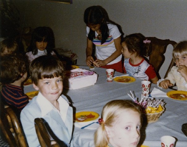 Meredith Lue’s birthday party when she was a young kid.  People shown are mostly HHS Class of 1991.