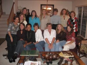 Big group of HHS 1976 women at a party circa 2008.
