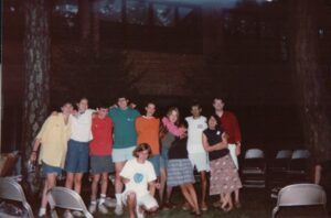 Big group of friends, almost all from the HHS Class of 1991.
