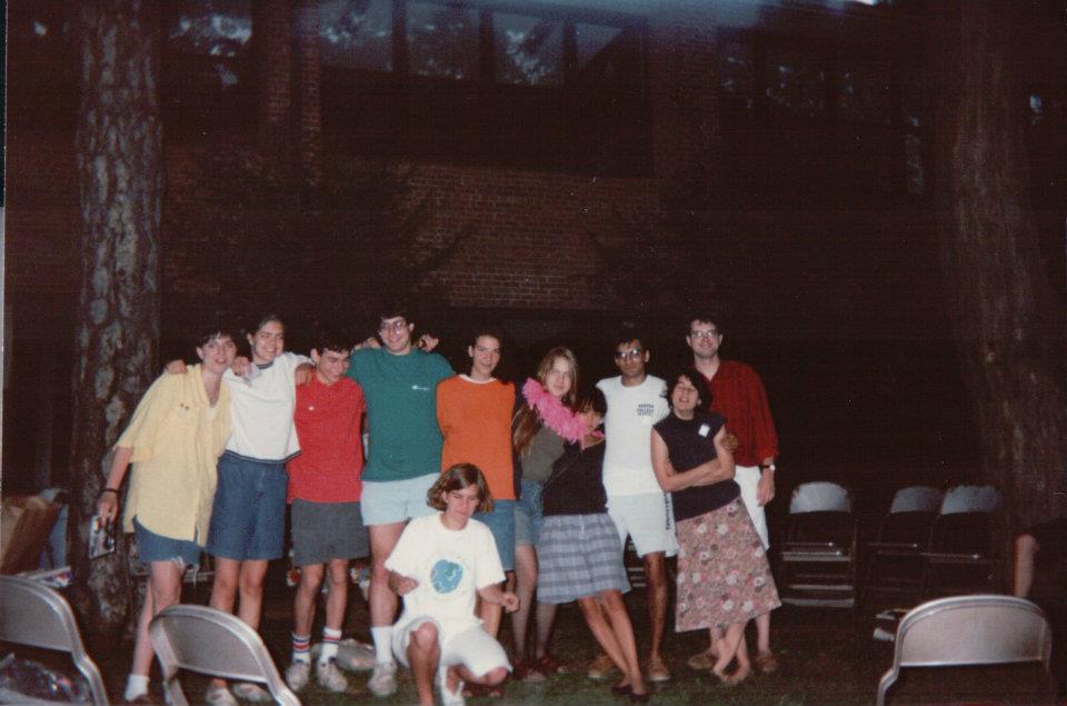 Big group of friends, almost all from the HHS Class of 1991.