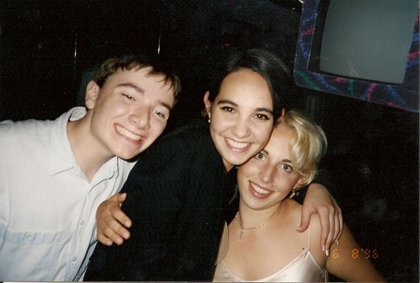 Charles Hallock, Jessica Ordman, and one other friend, circa 1996.