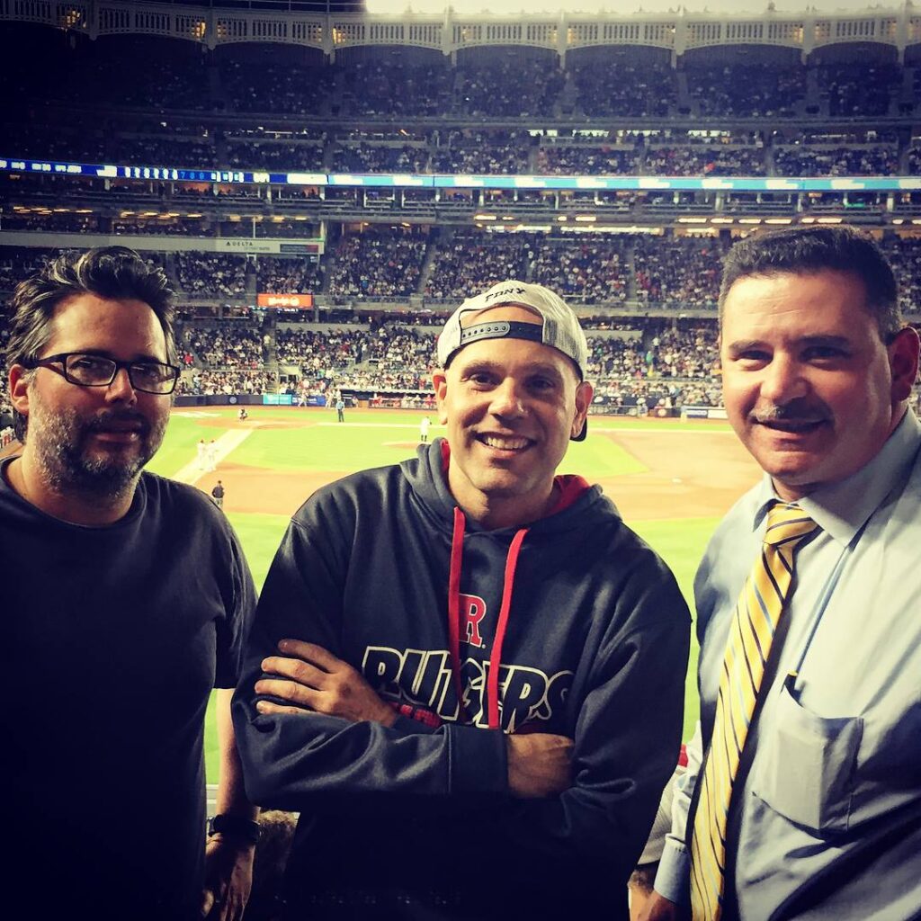 Rich Lovejoy, Danny Turco, and John Capuano at Yankee Stadium, circa 2017.