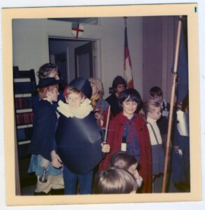 Cub Scouts Bruce Krafft, John Lindner, and Gary Weinberg
