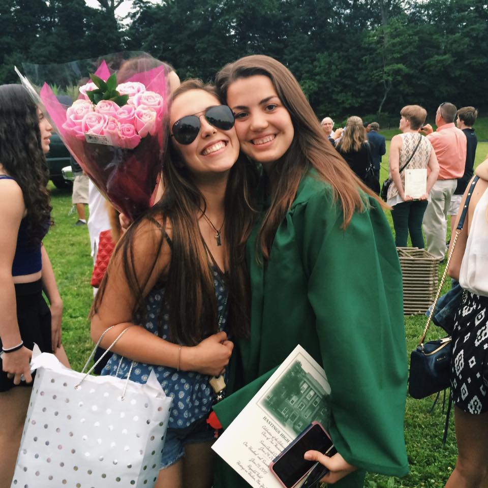Rita Culpepper and Alison Knispel at the HHS 2015 Graduation.