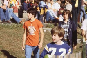 Taylor Montgomery on the left.  This is at a 1978 HHS Varsity Football game at Reynolds Field.