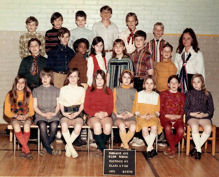Class Pics – Class of 1976, 6th Grade, Miss Johnson, 1970.