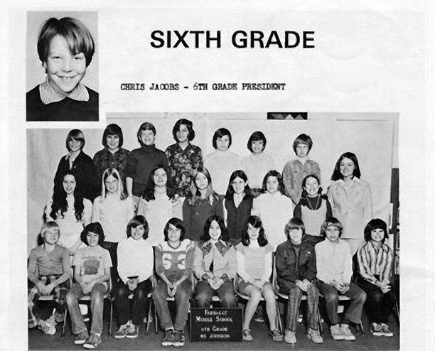 Class Pics – Class of 1981, 6th Grade, Miss Johnson, 1975.