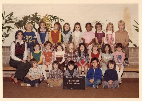 Class Pics – Class of 1990, Kindergarten, Ms. Nordt, 1978.