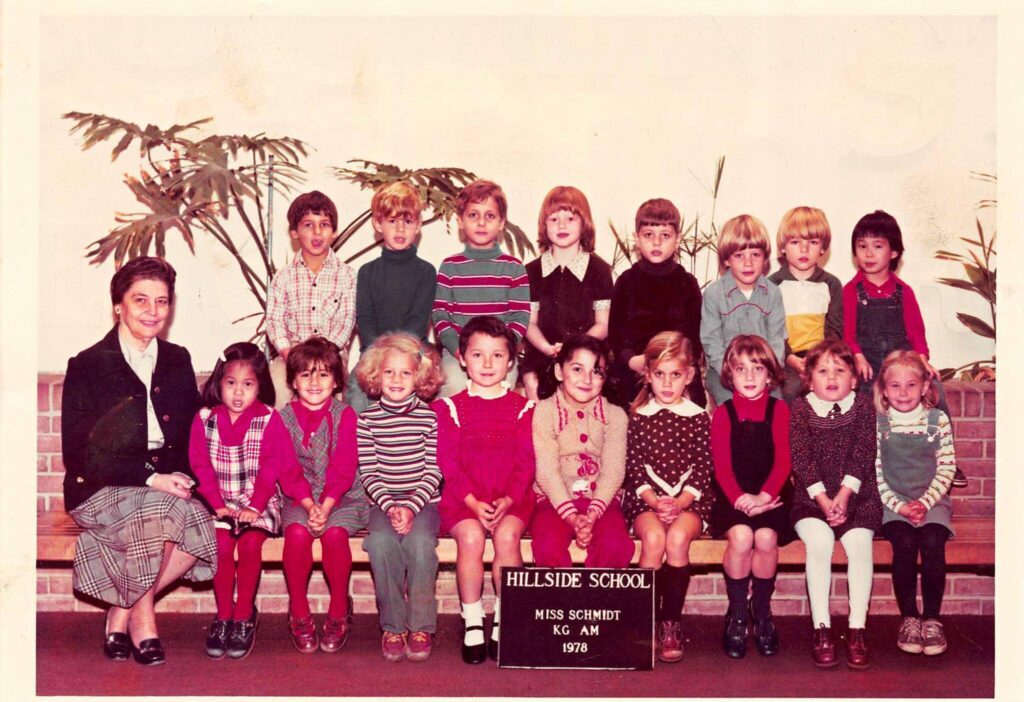 ClassPics – Class of 1991, Kindergarten, Mrs. Schmidt, AM Class, 1979.