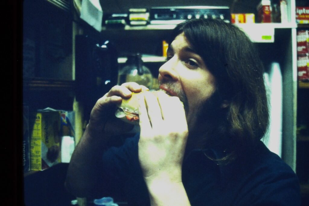 John Fagan at Logue’s Deli in the mid 1970’s