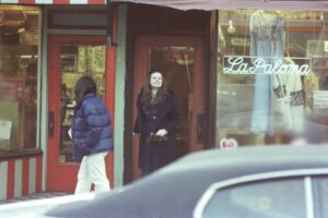 Looks like Margaret Foley in front of La Paloma in the 1970’s