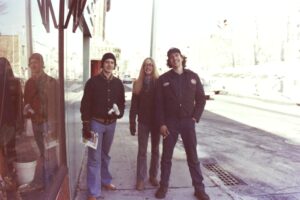 Jay Shivas in the middle on Warburton Avenue in the 1970’s
