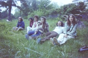 Group watching adult softball game at Zinsser Park in the 1970’s