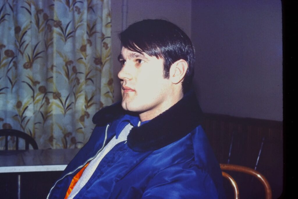 Tom hanging out in one of the bars in town. Probably early 1980’s.