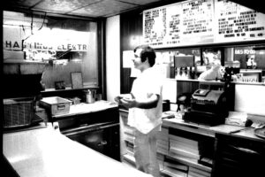 Lawrence Calvi at King Pizza in the 1970’s