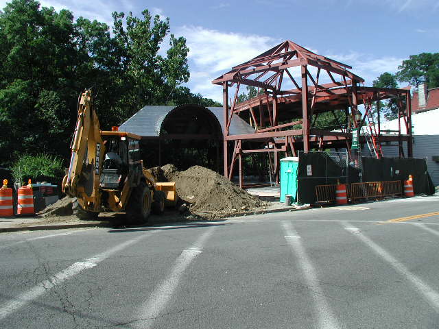 The Community Center being built